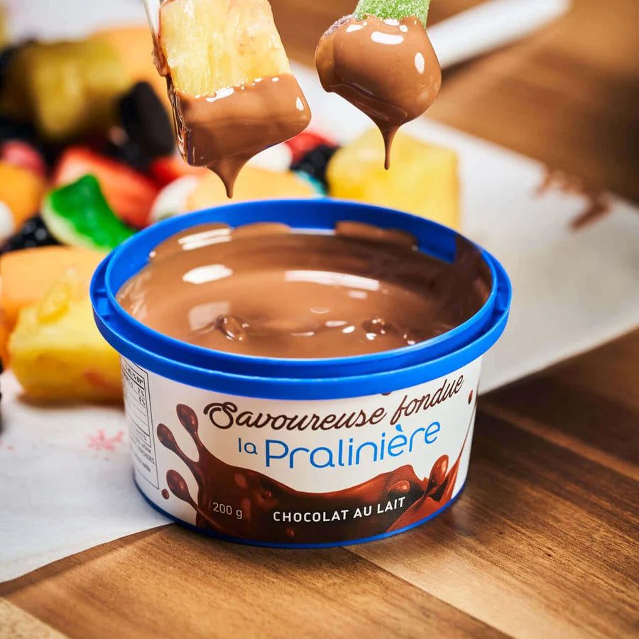 Fondue au chocolat au lait