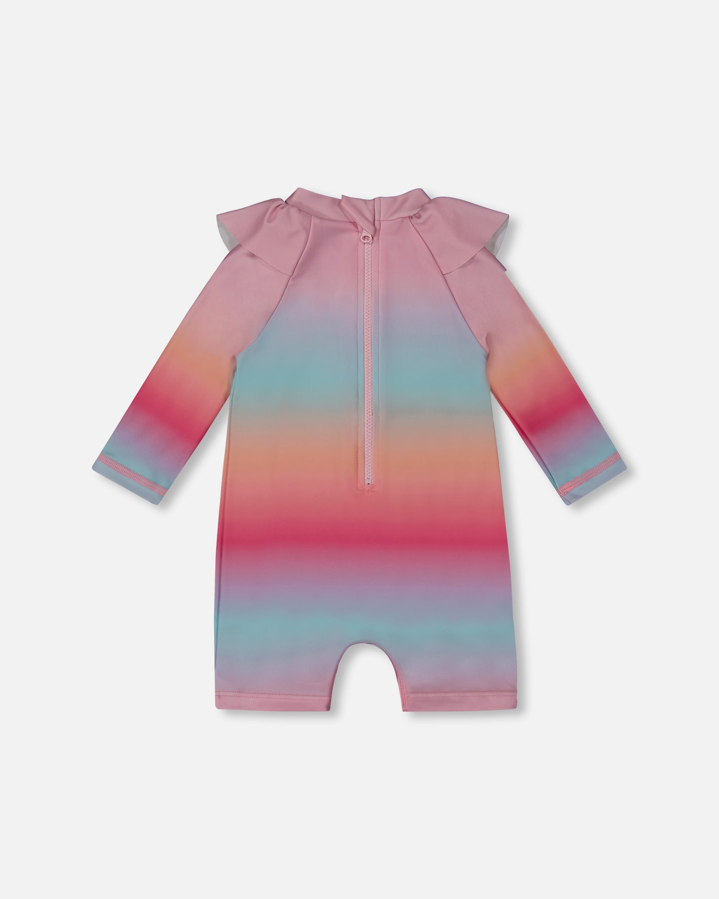 Maillots De Bain Dégradé Bleu, rose et orange - G30NG50_000- 6 à 24 mois