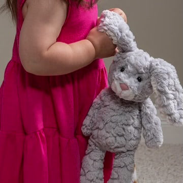 Peluche - Lapin « Gris » 11 "