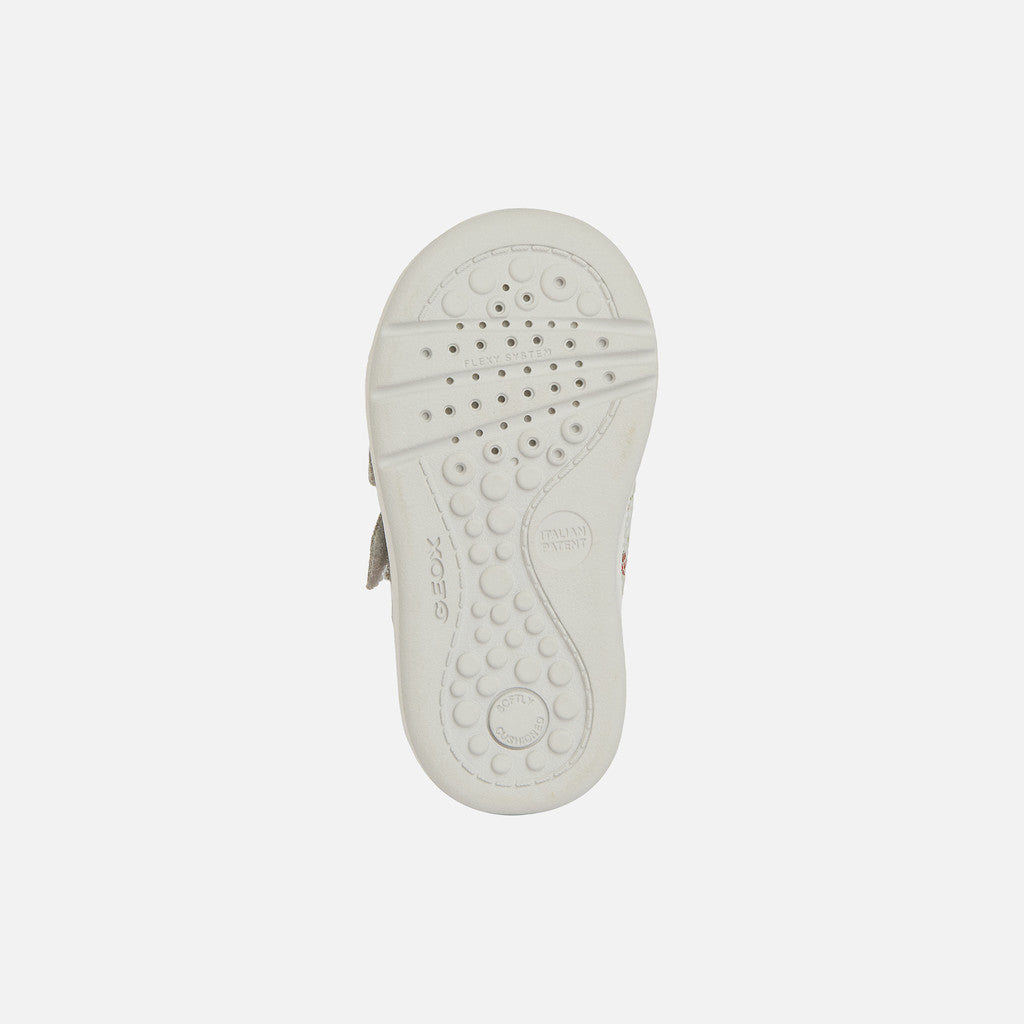 Souliers Biglia Bébé Fille - Blanc/Rouge - 18 à 23