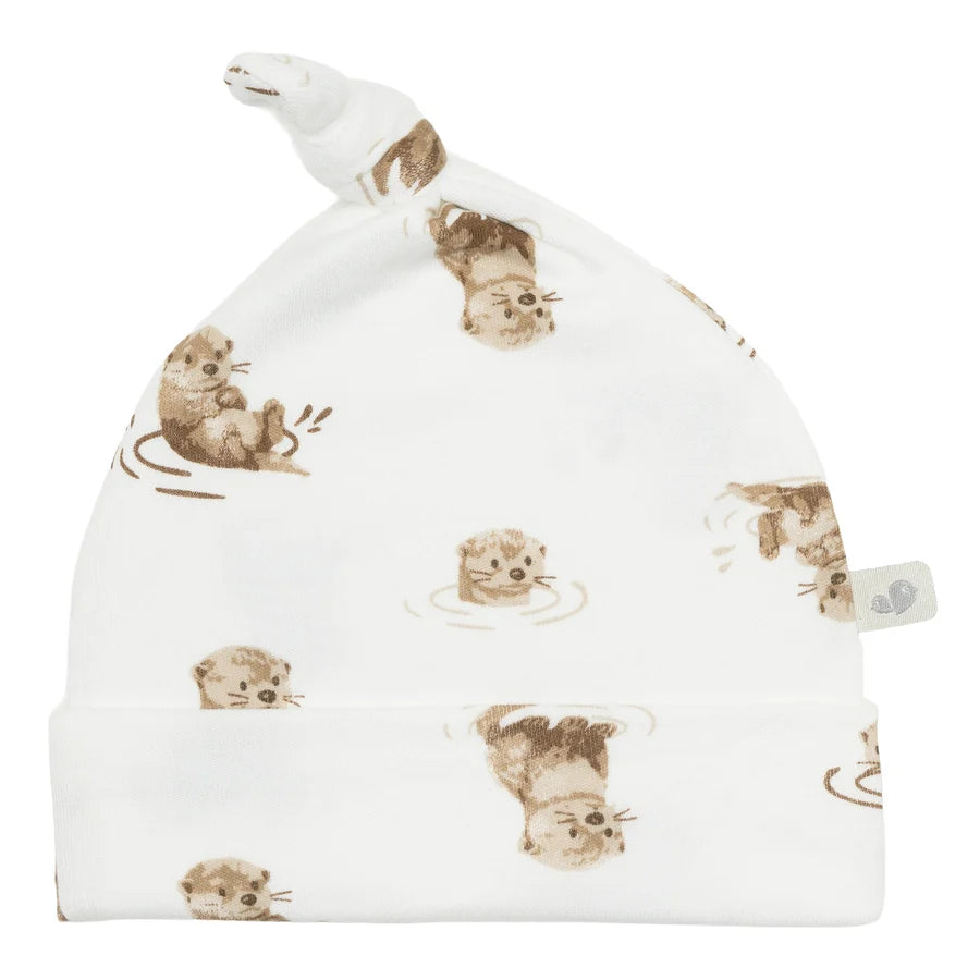 Bonnet à noeud bambou - Loutres