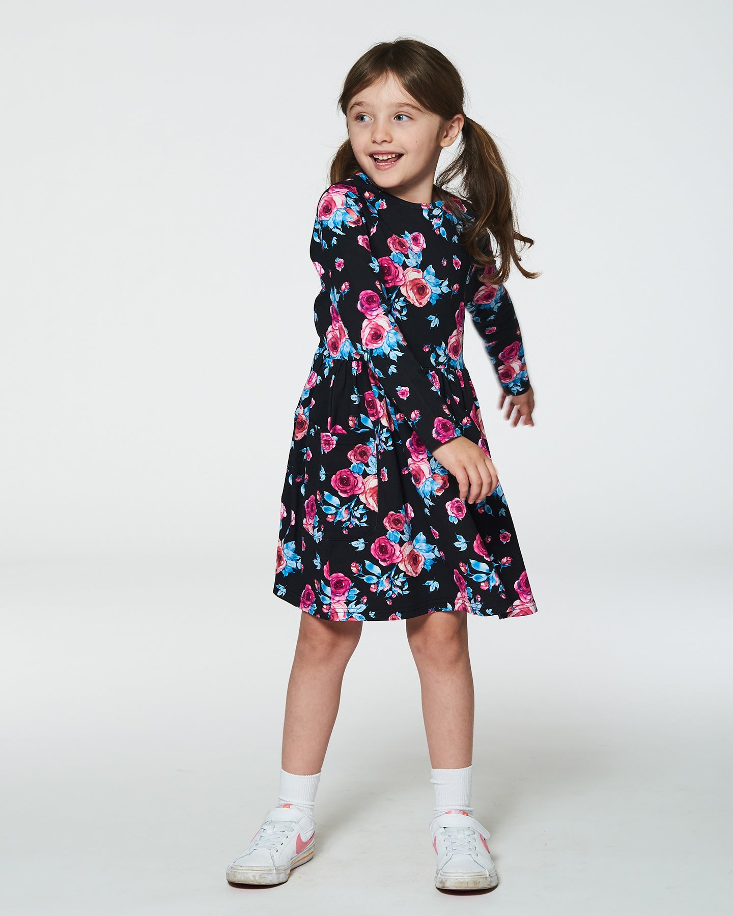 Robe à manches longues Imprimée - Essentiels - G20Z91-011 - 2 à 10 ans