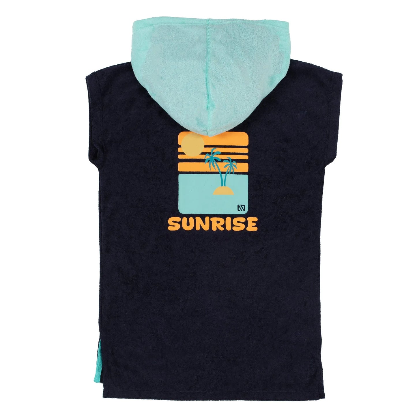 Poncho de plage - Marine - S25BP601- 12 mois à 14 ans