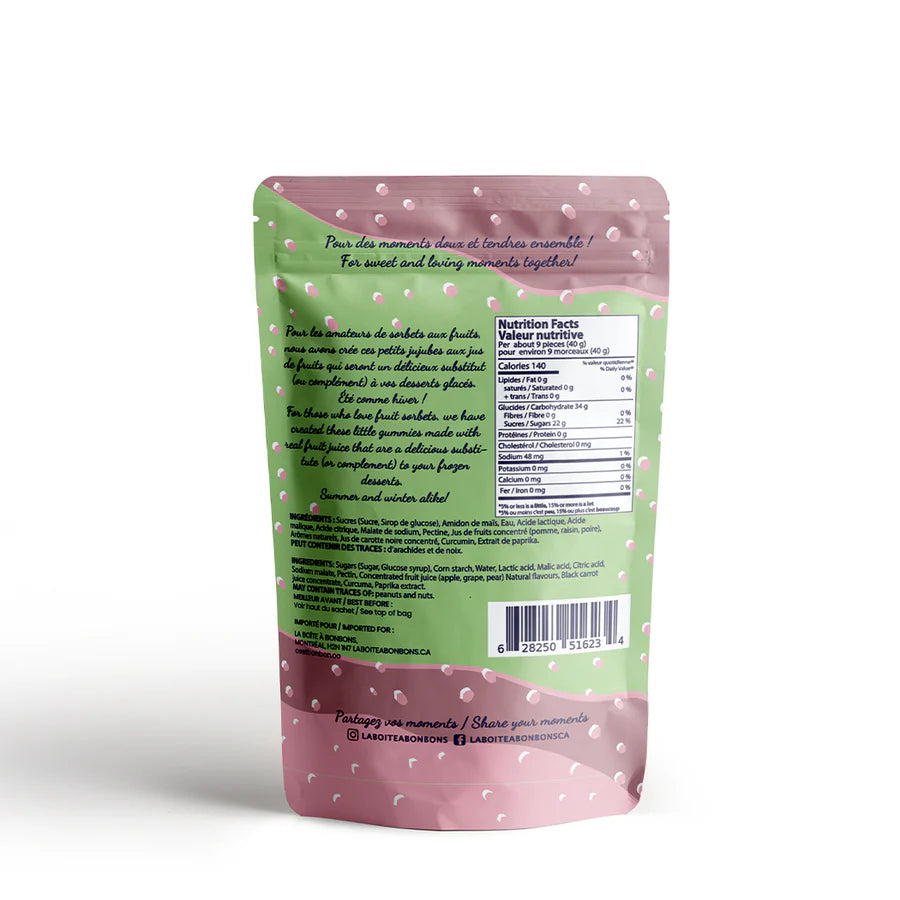 MINI-SORBETS VÉGÉTALIENNES - 150G