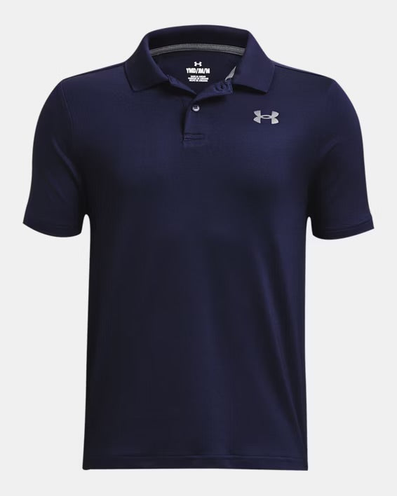 UA Matchplay Boys' Polo - Marine - 7 à 14 ans