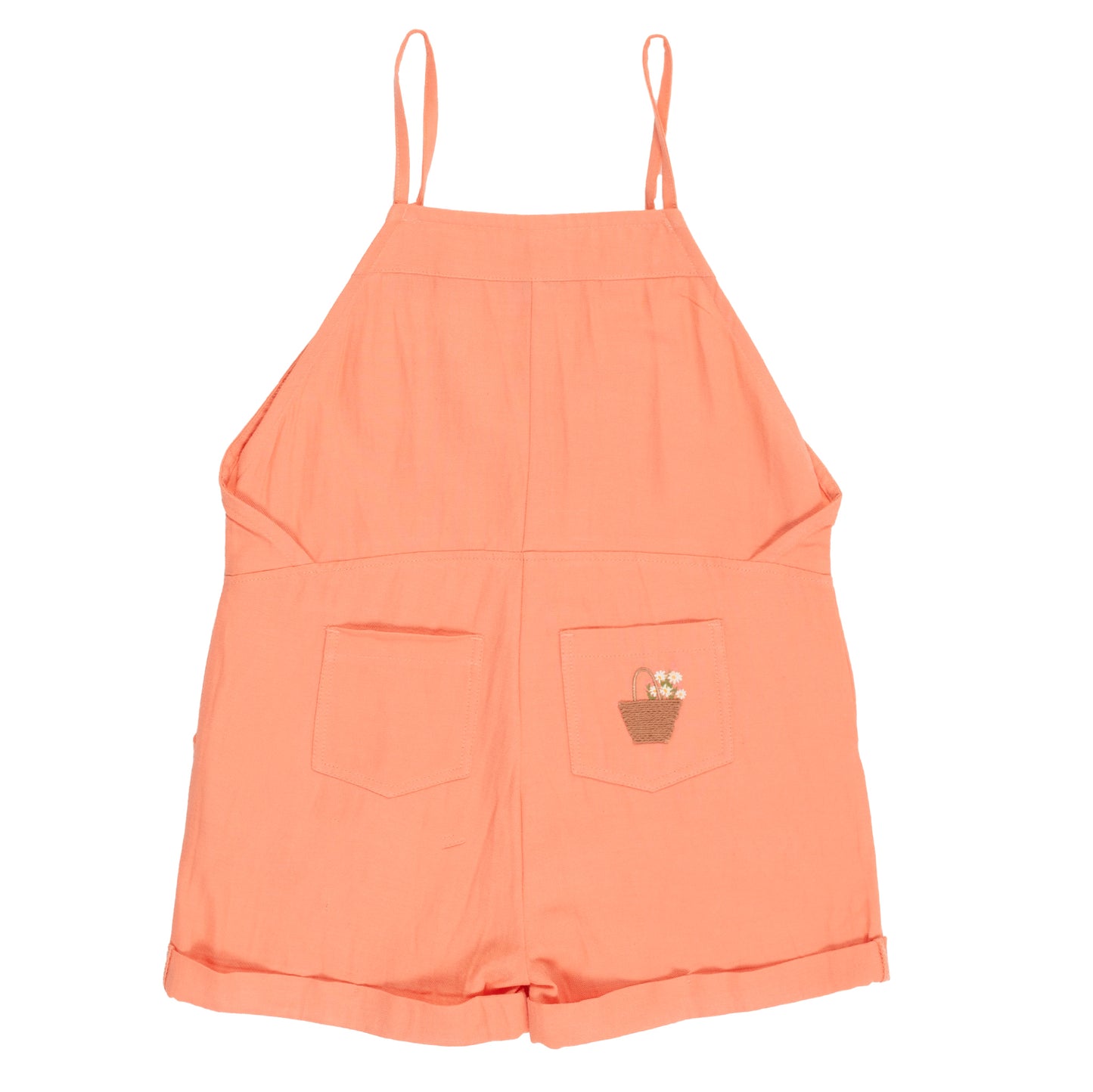 Salopette corail - Pouce vert - S2506-06 - 2 à 10 ans