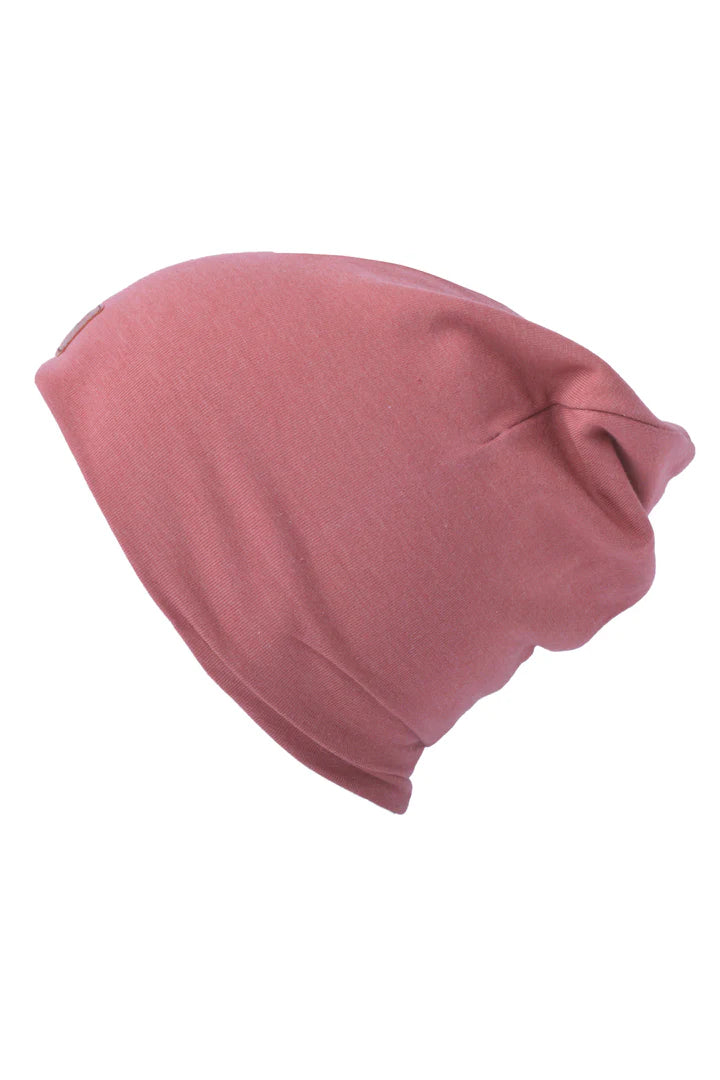 Tuque Boston en coton (Vieux Rose)
