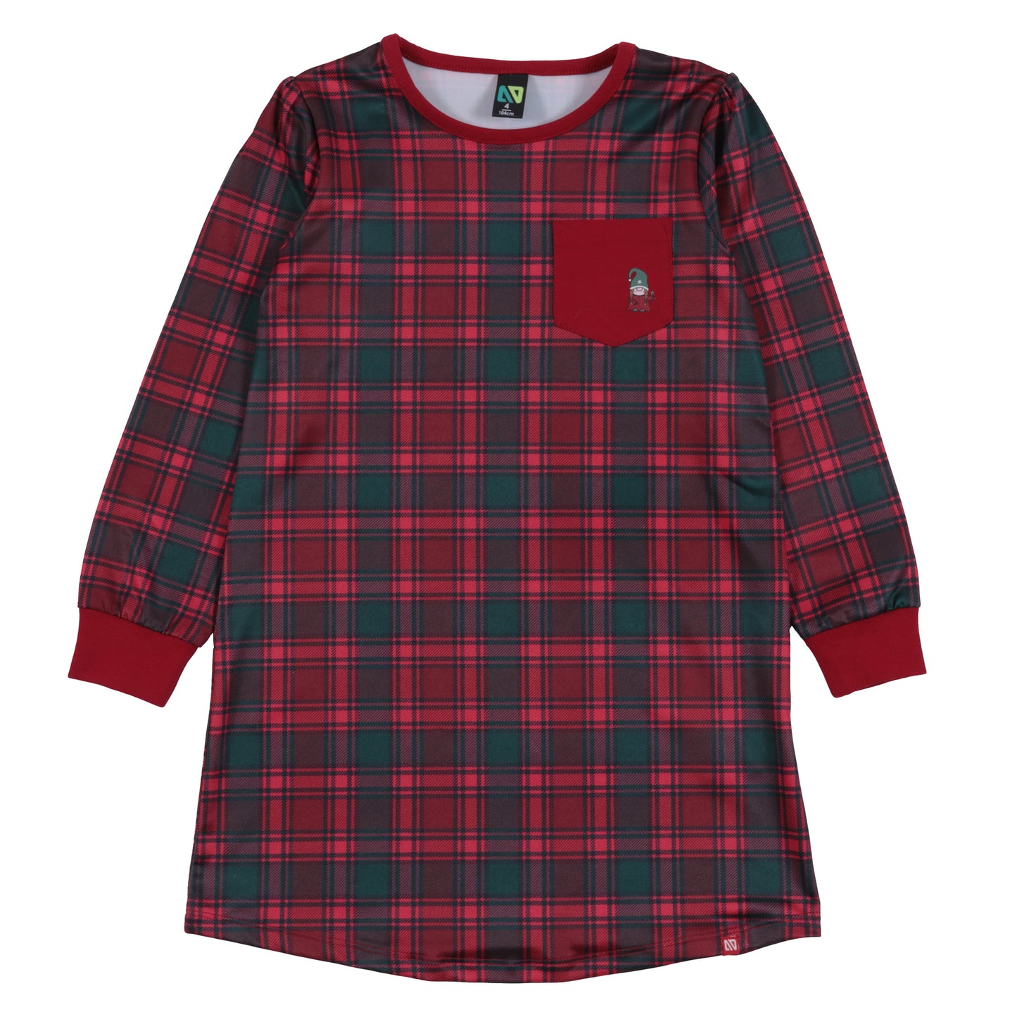 Robe de nuit - Collection des fêtes - F25P98 - 2 à 12 ans
