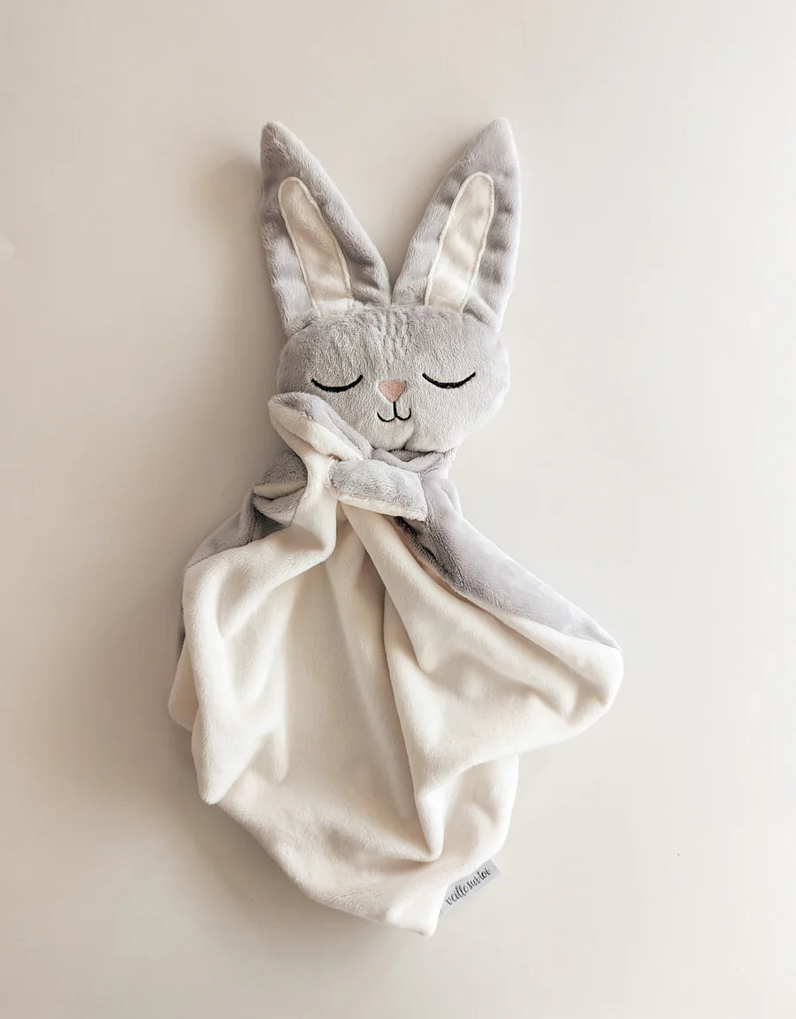 Doudou lapin - Marcel endormi - Gris