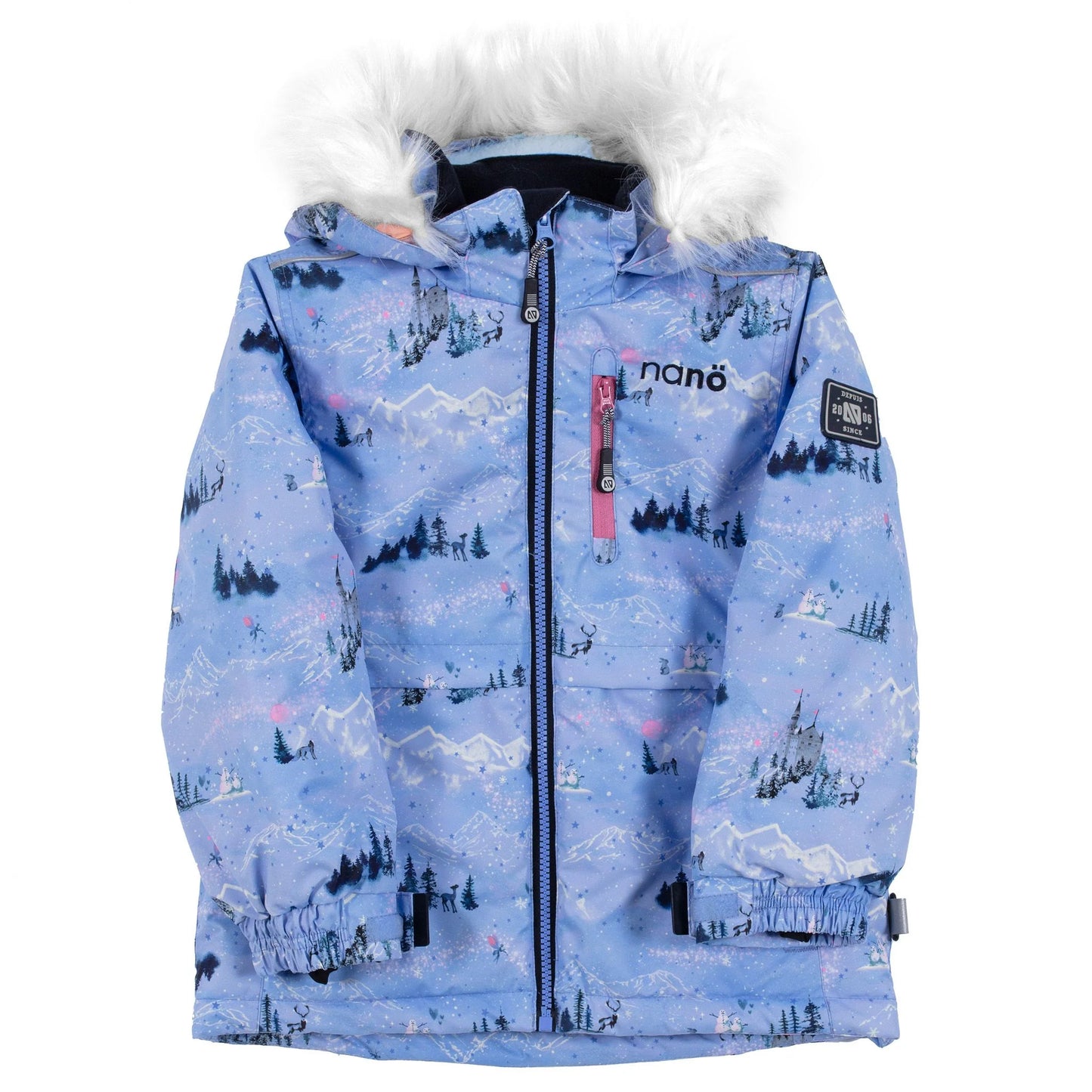 Habit de Neige 2 Pièces - bleu lila - F25M256 - 4 à 7 ans