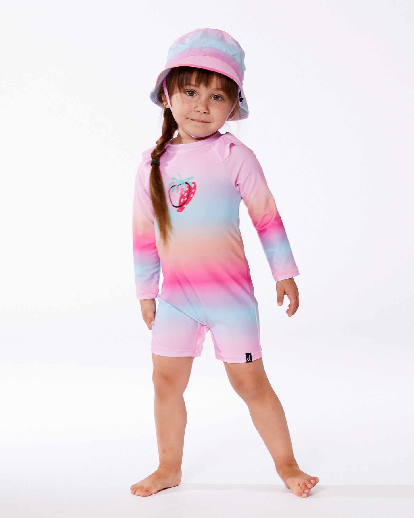 Maillots De Bain Dégradé Bleu, rose et orange - G30NG50_000- 6 à 24 mois