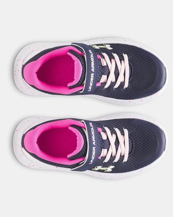 Souliers - UA Surge 4 - Marine/Rose - 11E à 3J