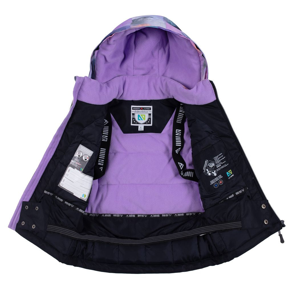 Habit de Neige 2 Pièces - Lilas- F25M258 - 6 à 10 ans