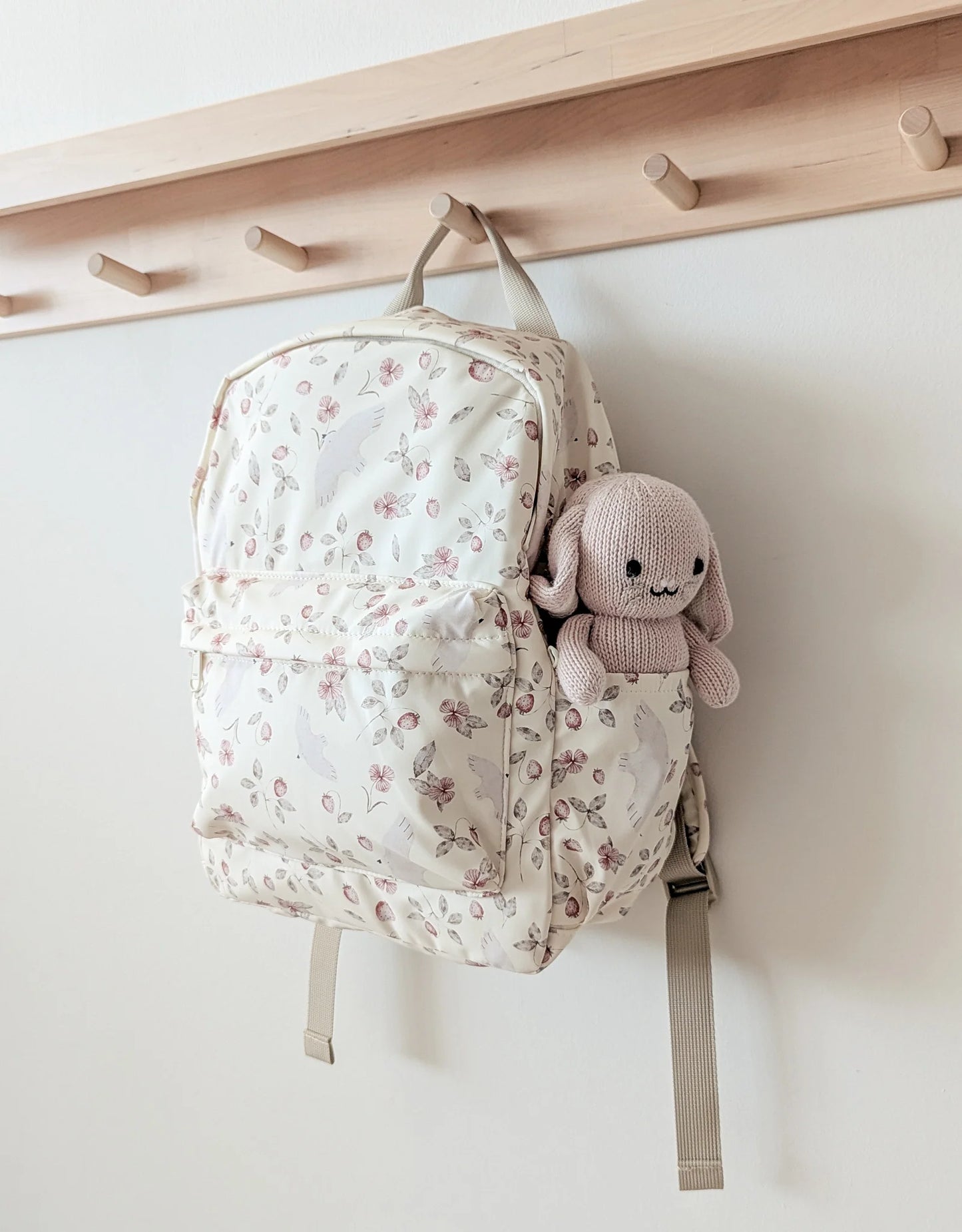 SAC-À-DOS - FLEURS ET OISEAUX