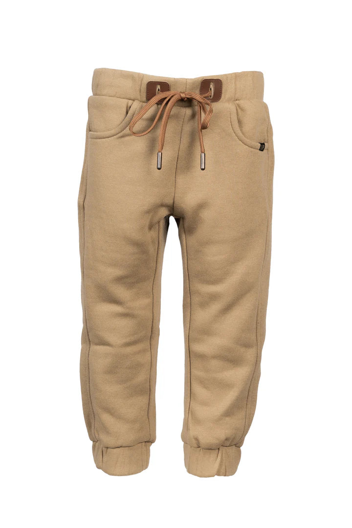 Pantalon jogging en coton ouaté - Tan - 2 à 14 ans