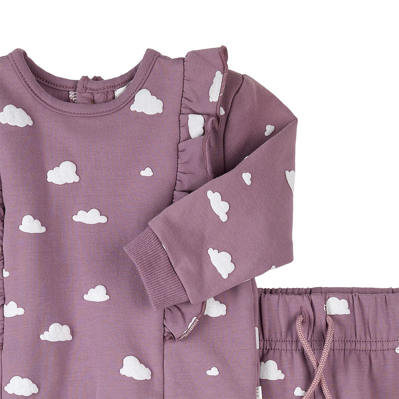 Ensemble 2 pièces Chandail et pantalon - Nuages - 3 à 24 mois