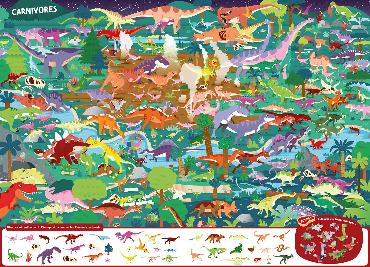Cherche Et Trouve Géant - L'ère Des Dinosaures