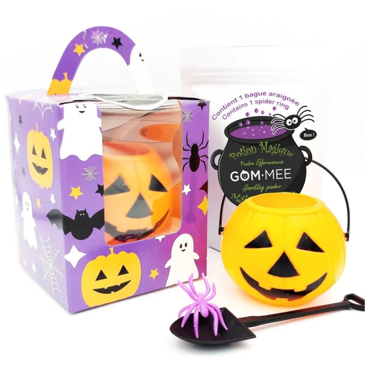 NOUVEAU HALLOWEEN BOITE SURPRISE VIOLET BAIN DES PETITS SORCIERS 100G