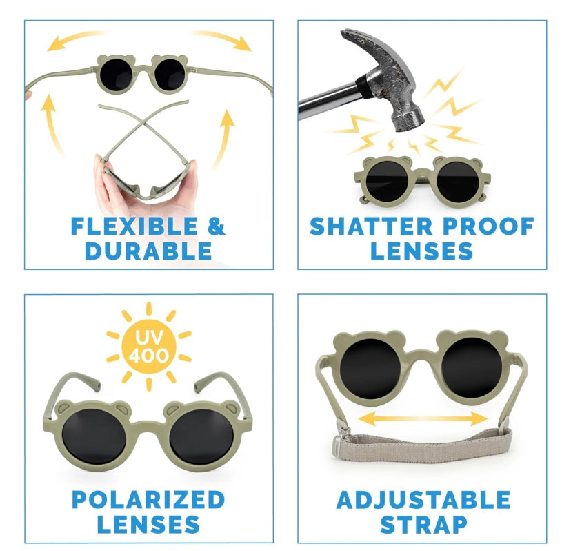Lunettes de soleil | Ours - Olive