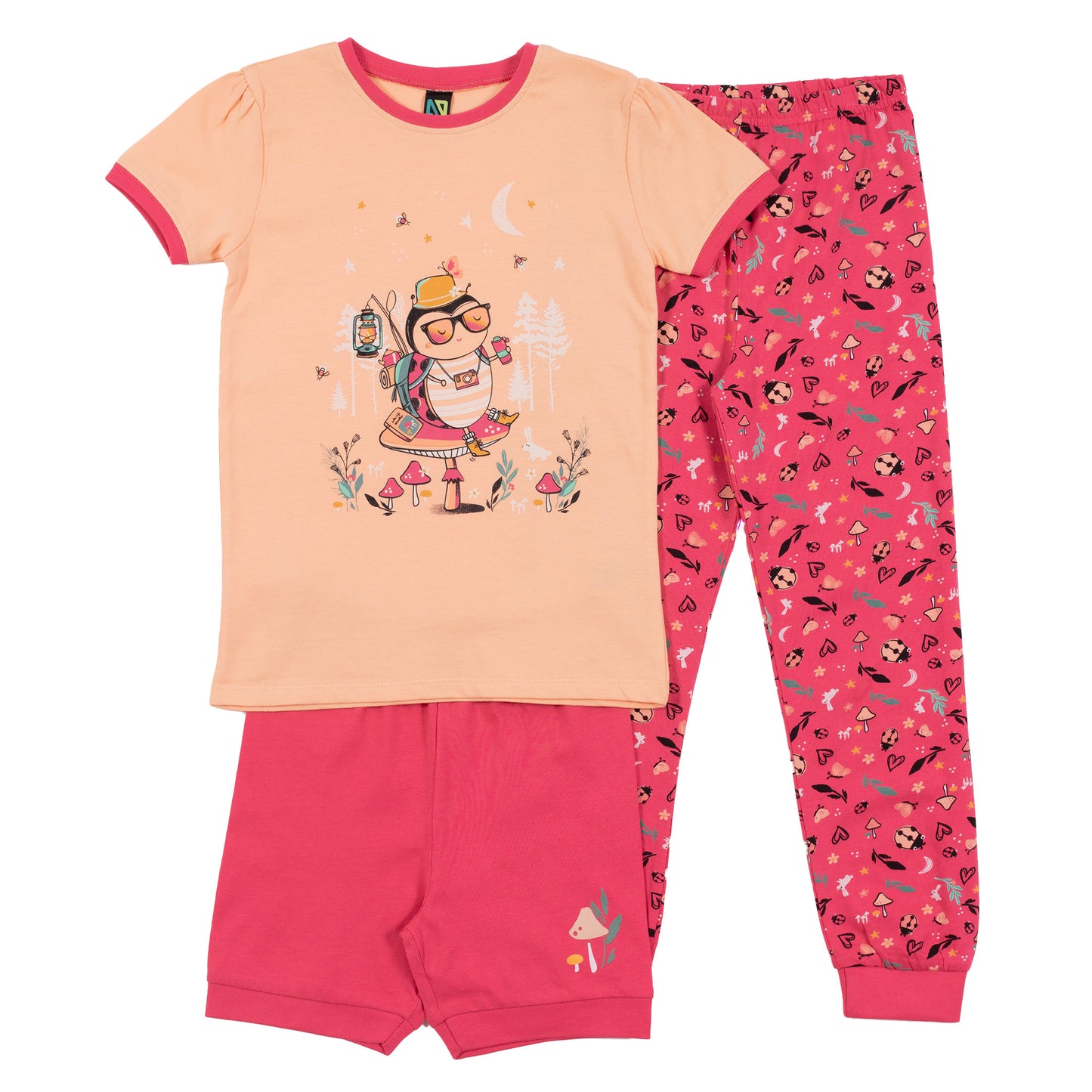 Pyjama 3 pieces - Coccinelle - S24P56 - 12 à 24 mois