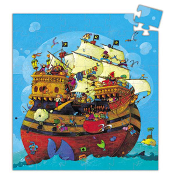 Puzzle silhouette / Bateau Barberousse / 54 pcs