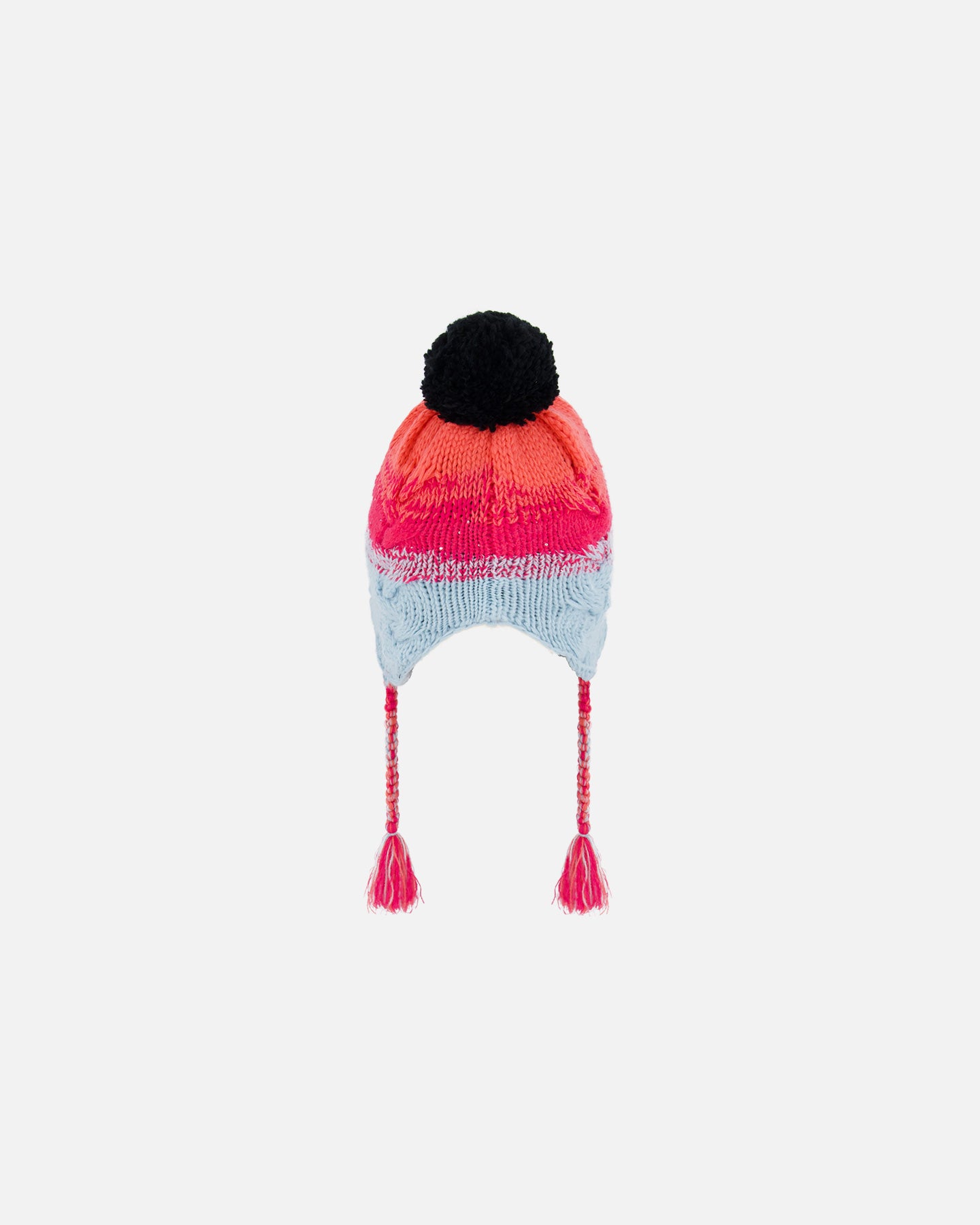 Tuque d’hiver en tricot avec oreille - Rayures - G10ZJ02-000 - 2/4 à 5/8 ans