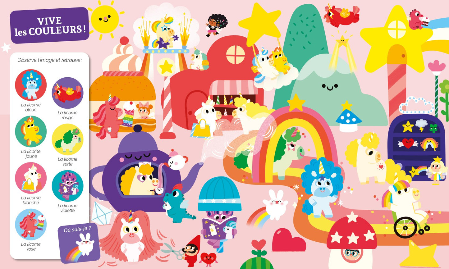 Doublon ?? Cherche et trouve des tout-petits : Les licornes