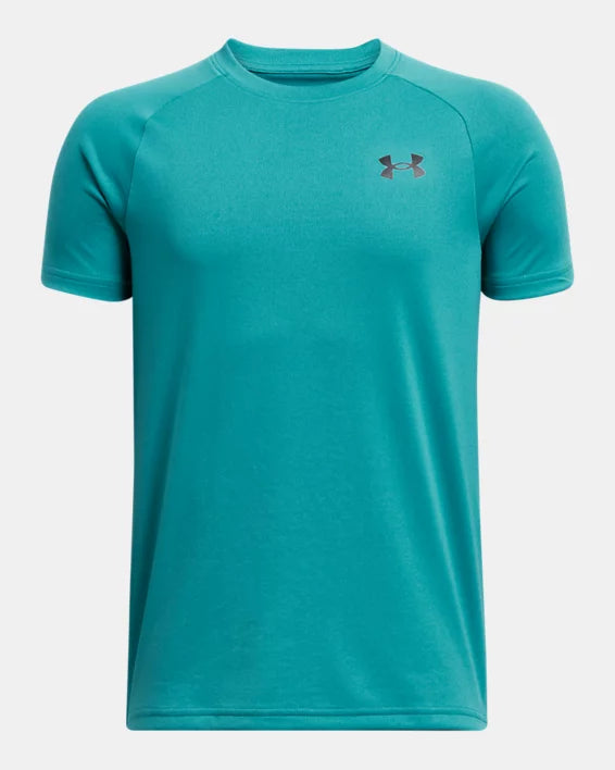 T-shirt UA Tech™ 2.0 Short Sleeve - Turquoise - 7 à 14 ans
