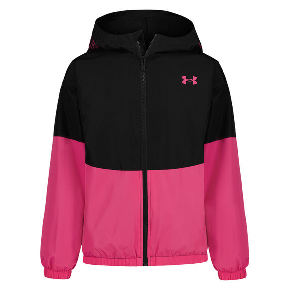 Manteau mi-saison - 25UJSJM06S-659 - Noir/Rose - 4 à 14 ans