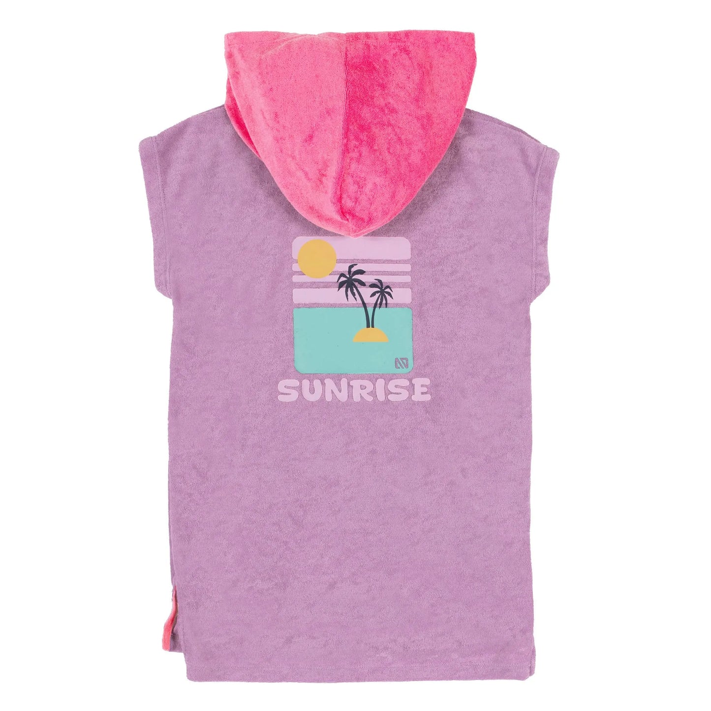 Poncho de plage - Lilas - S25BP600- 12 mois à 14 ans