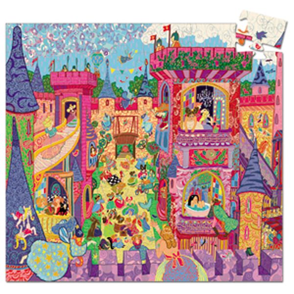 Puzzle silhouette / Château féérique / 54 pcs