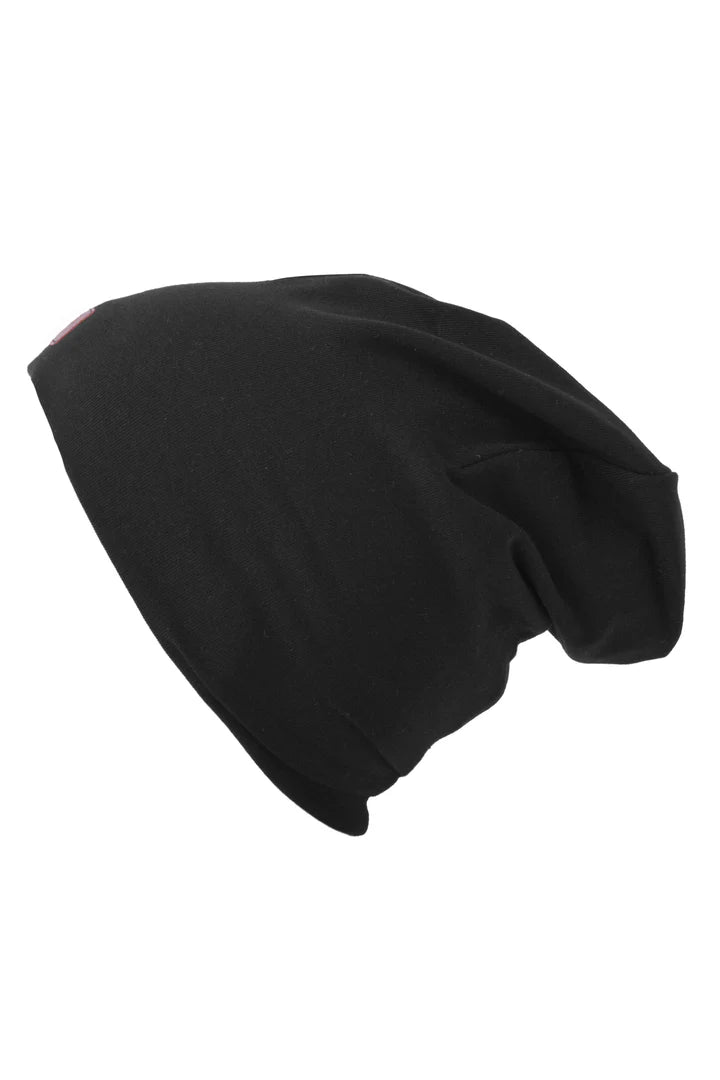 Tuque Boston en coton (Noir)