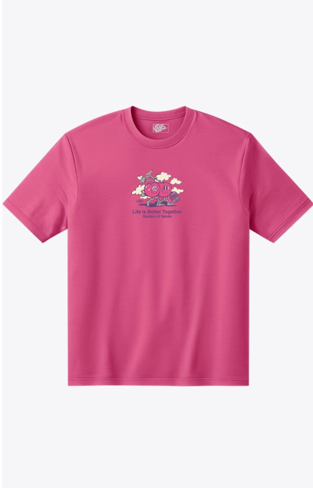 Chandail à manches courtes BETTER TOGETHER - Rose Velvet - 2 à 7 ans