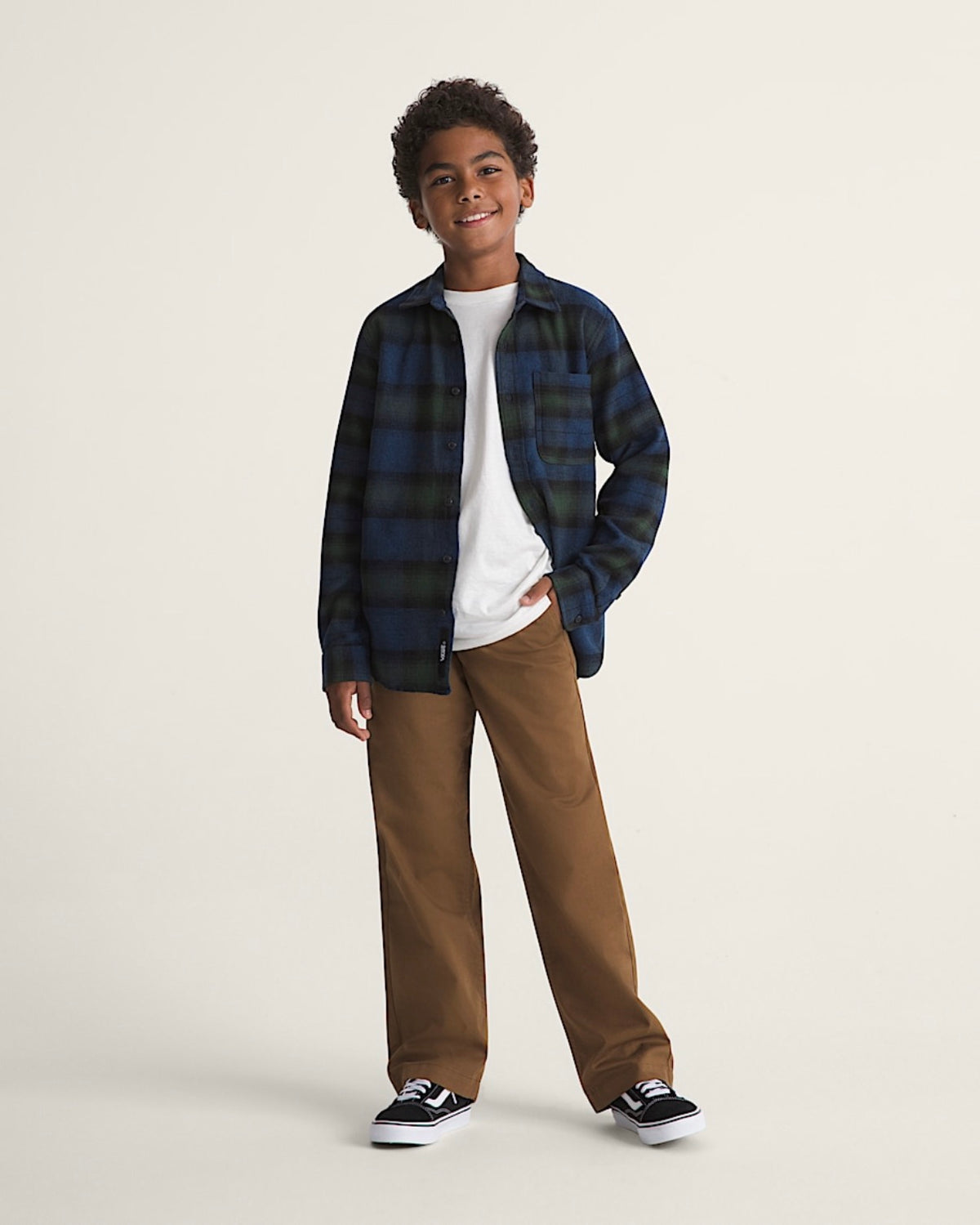 pantalon - Authentic Chino Loose - Brun - 8 à 14 ans