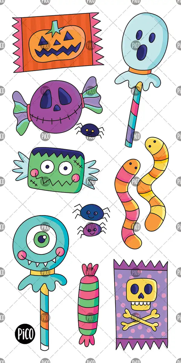 Tatouages - Les bonbons d'Halloween
