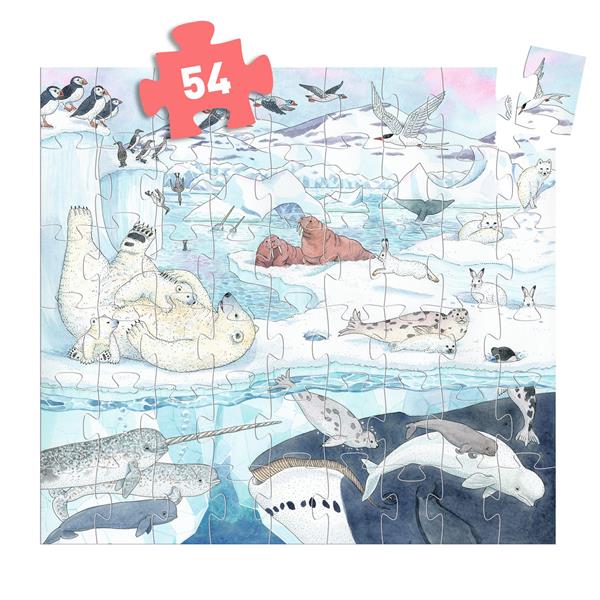 Puzzle silhouette / Douceur polaire - 54 pcs