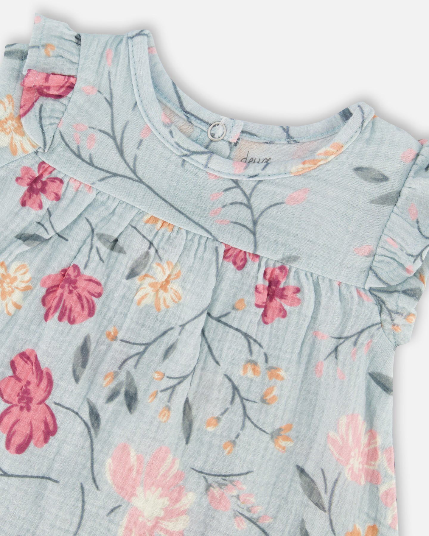 Ensemble tunique et culotte en coton organique F30B10-073- 3 à 24 mois