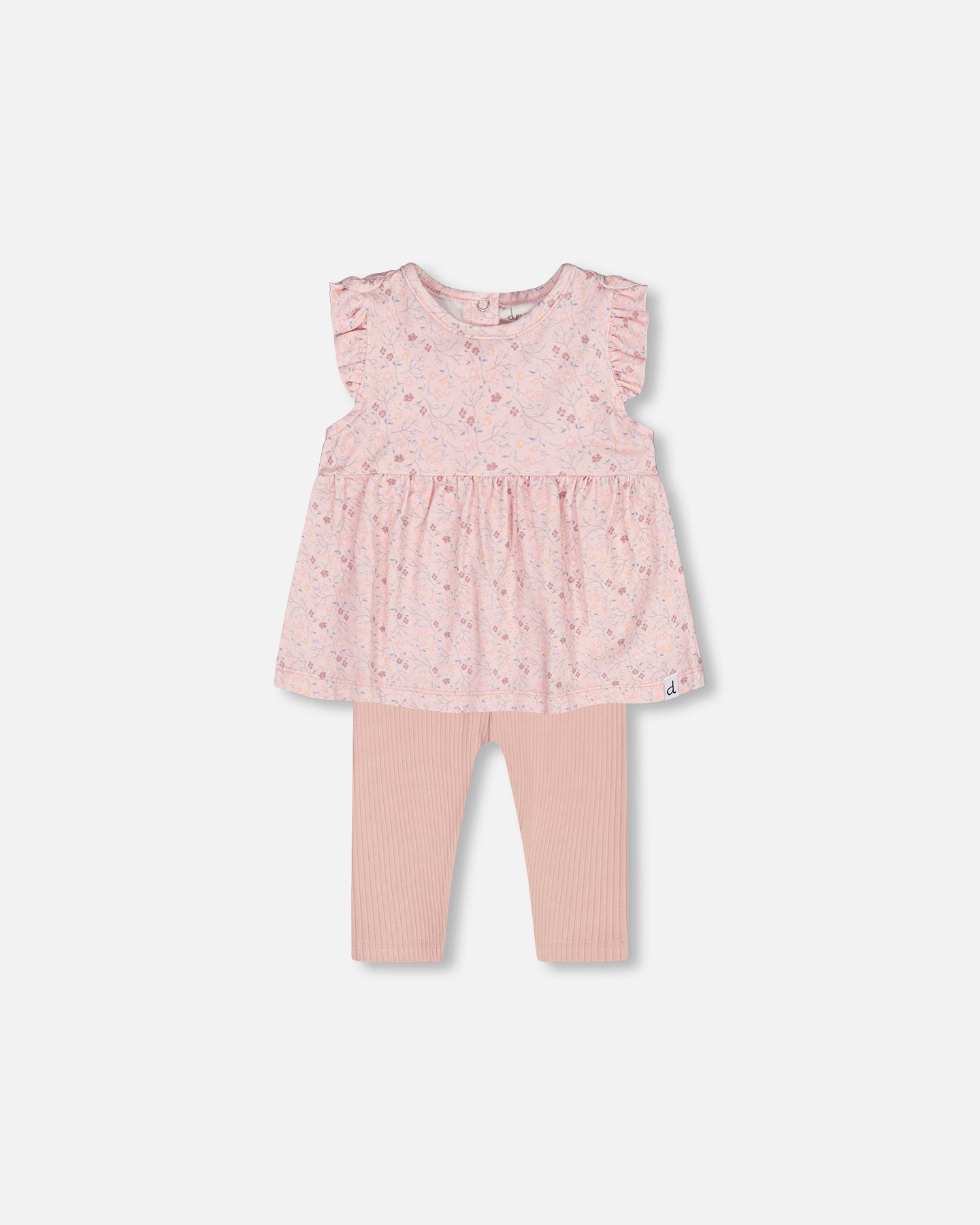 Ensemble tunique et legging en coton organique F30B12-074- 3 à 24 mois