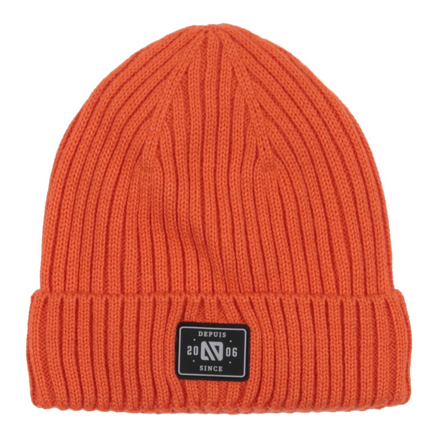 Tuque d’hiver en tricot F26TU803 - Orange - 7 à 14 ans