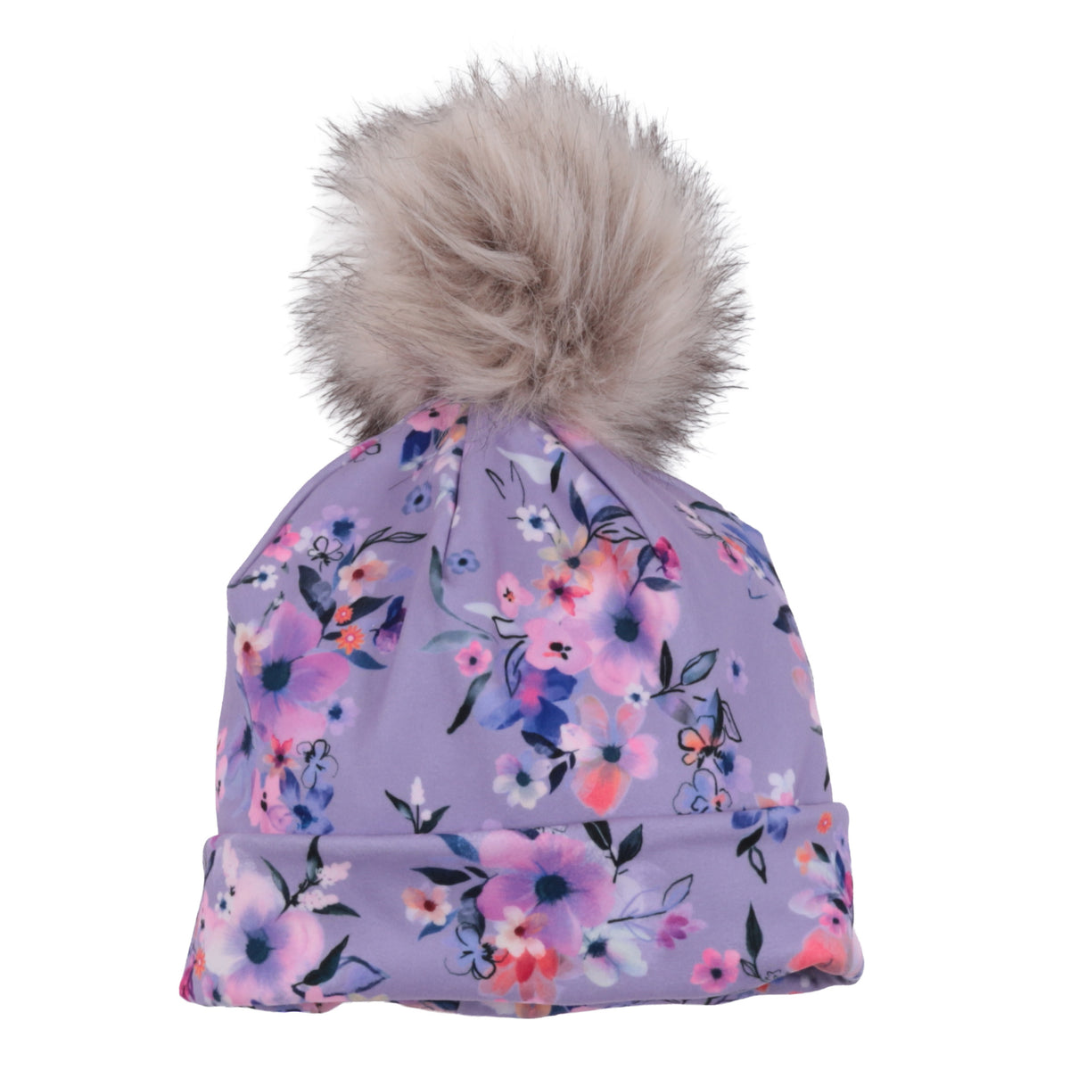 Tuque doublée en jersey F26TUJ500 - Lilas - 5 à 14 ans