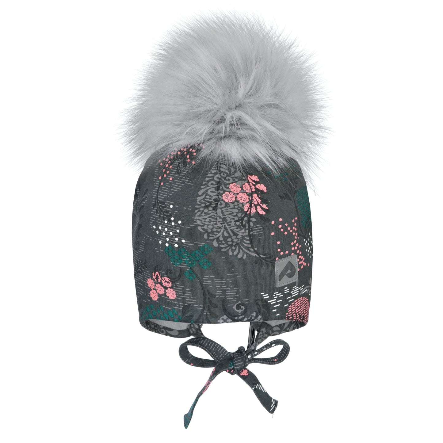 Tuque avec oreilles et pompon - Flore - 0 à 24 mois et 2/6 ans