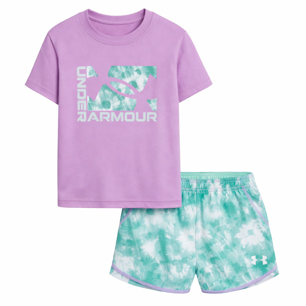 Ensemble t-shirt/short - 25UASJI48R-698 - Rose - 2 à 7 ans