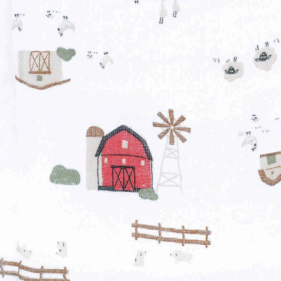 Couverture de mousseline - Ferme