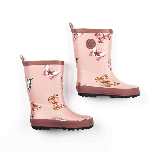 Bottes de pluie E30WB-003 - Papillons aquarelle