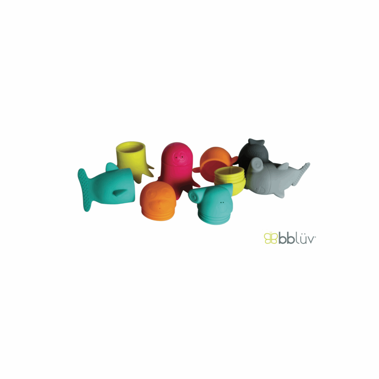 Büddies - Jouets pour le bain en silicone interchangeable