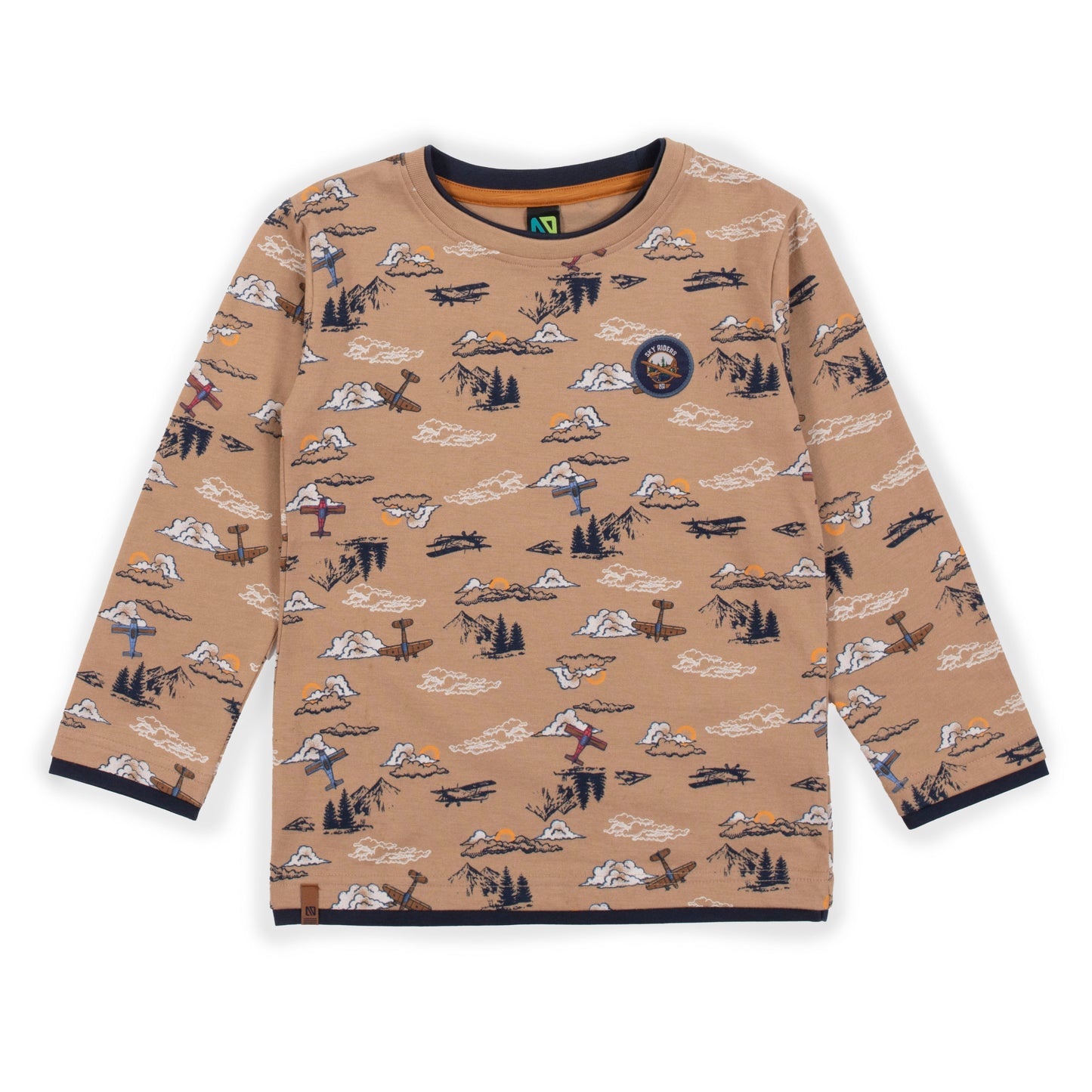 T-shirt Manche Longue En Vol F2305-06 2 à 12 ans
