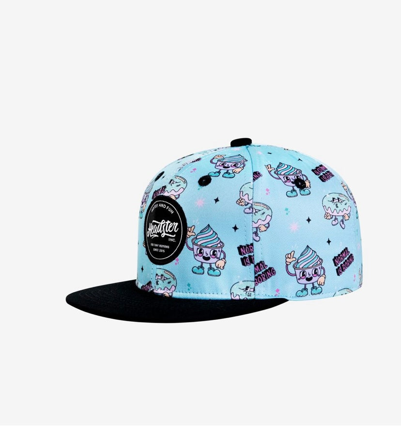 Casquette - Normal is boring Snapback Bleached aqua