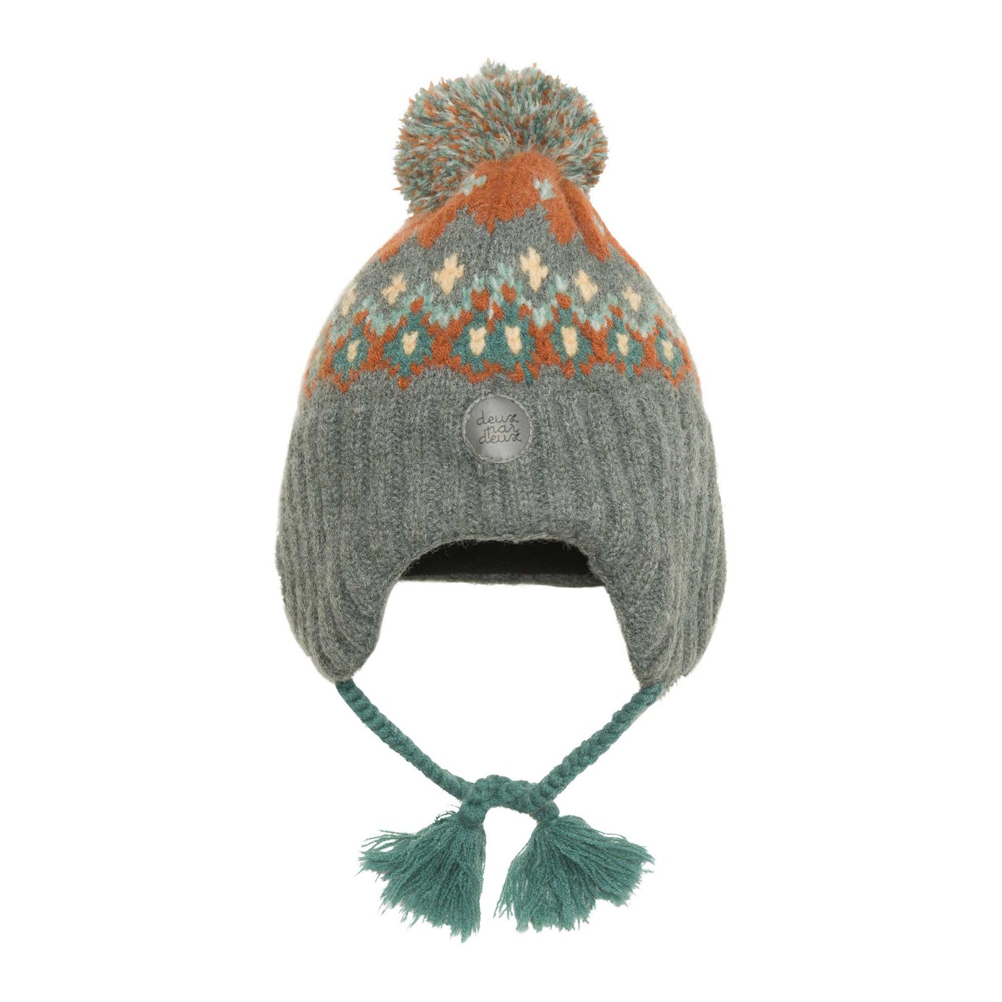 Tuque en tricot avec oreille F10ZV02-000 2/4 à 5/8 ans