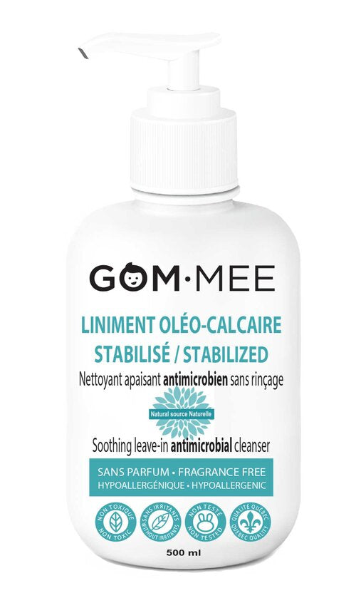 LINIMENT OLÉO-CALCAIRE STABILISÉ ANTIMICROBIEN HYPOALLERGÉNIQUE PEAU SENSIBLE BÉBÉ 500ML | GOMMEE