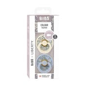 BIBS LIBERTY Paquet de 2 couleurs Eloise - Dusty Blue Mix